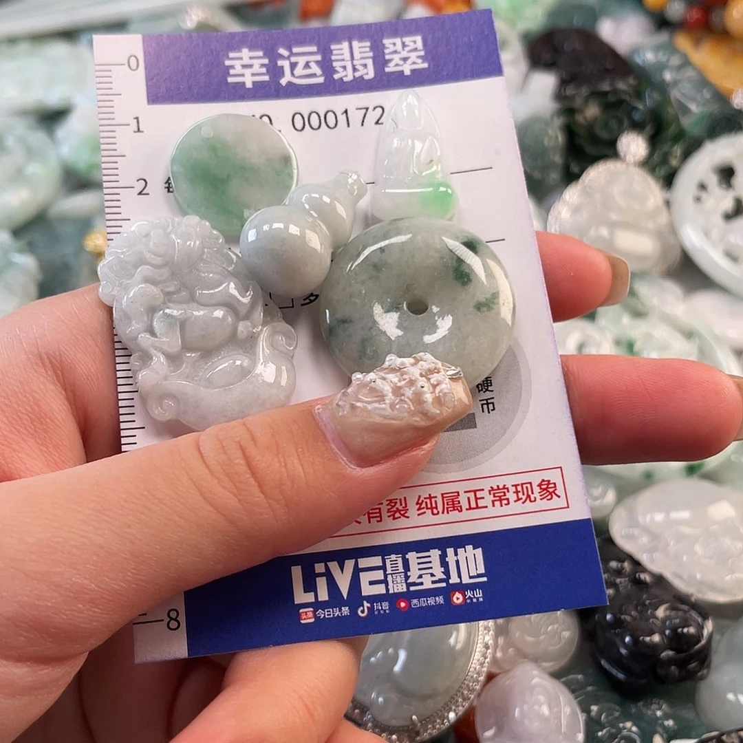 翡翠未镶嵌颈饰1726