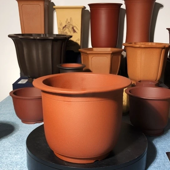 ****歌宜兴紫砂花盆精品