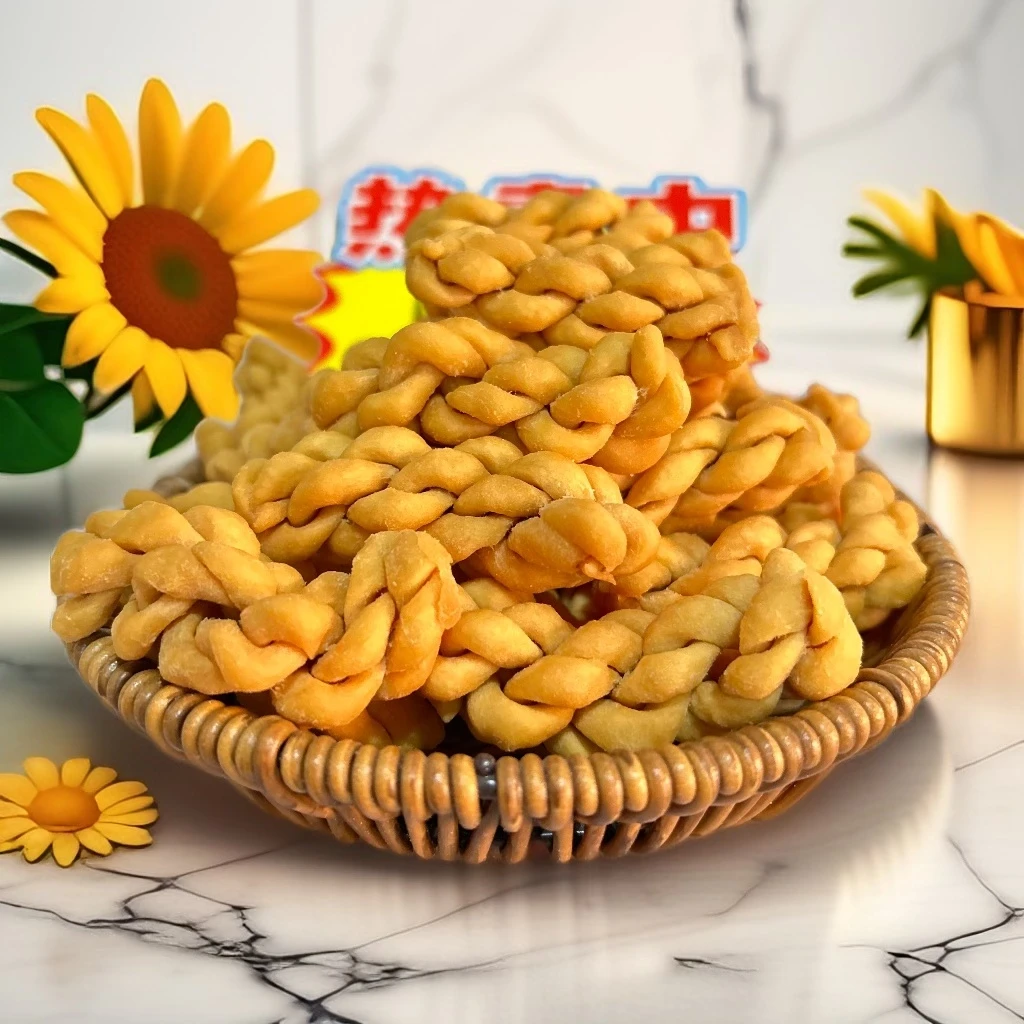 庆祖陈记麻花传统糕点零食香酥小麻花油炸休闲食品批发手工制作