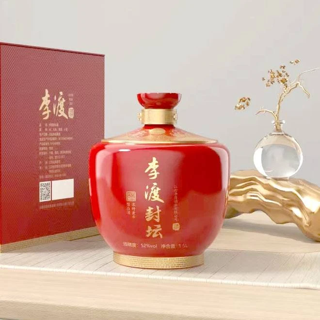 李渡红宝石封坛52度1.5L