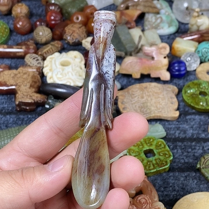 和田玉未镶嵌颈饰68