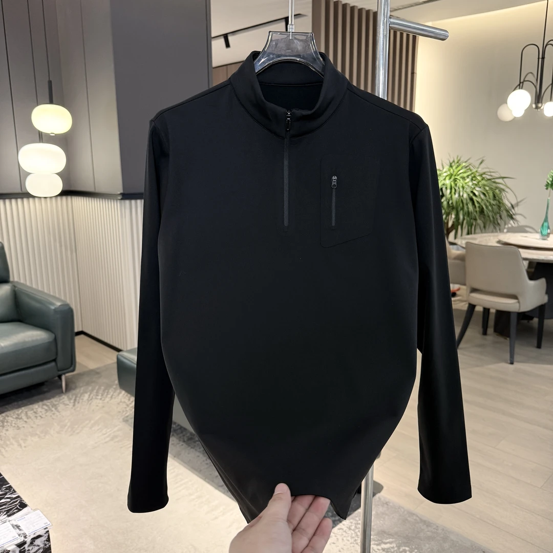 N高领【ZQ】2025春季加绒拉链卫衣