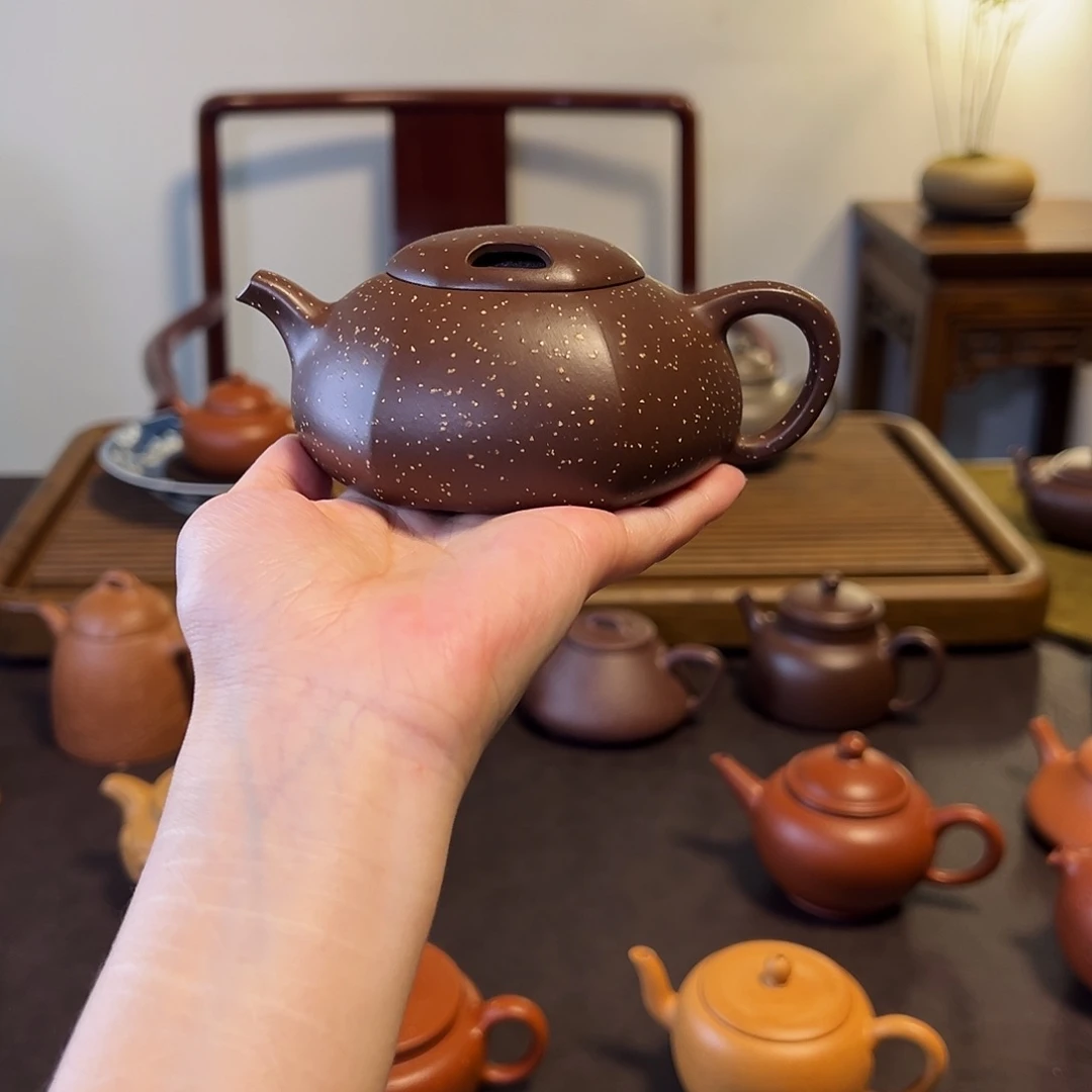 s***e五合紫砂壶容量 170cc全手