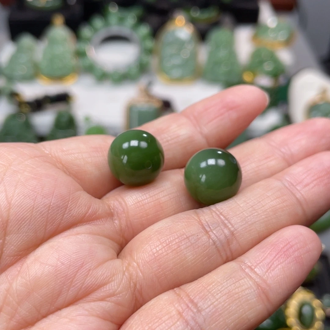 和田玉（碧玉）未镶嵌吊坠(不含链)