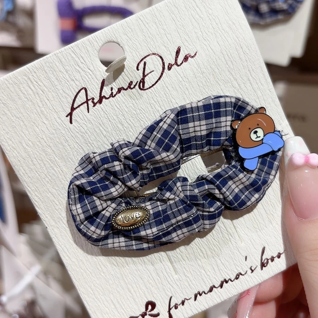 皮质铁合金发饰发夹