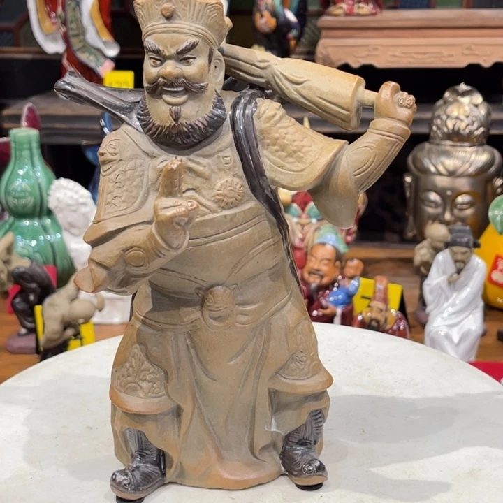 p***s石湾公仔衬托盆景