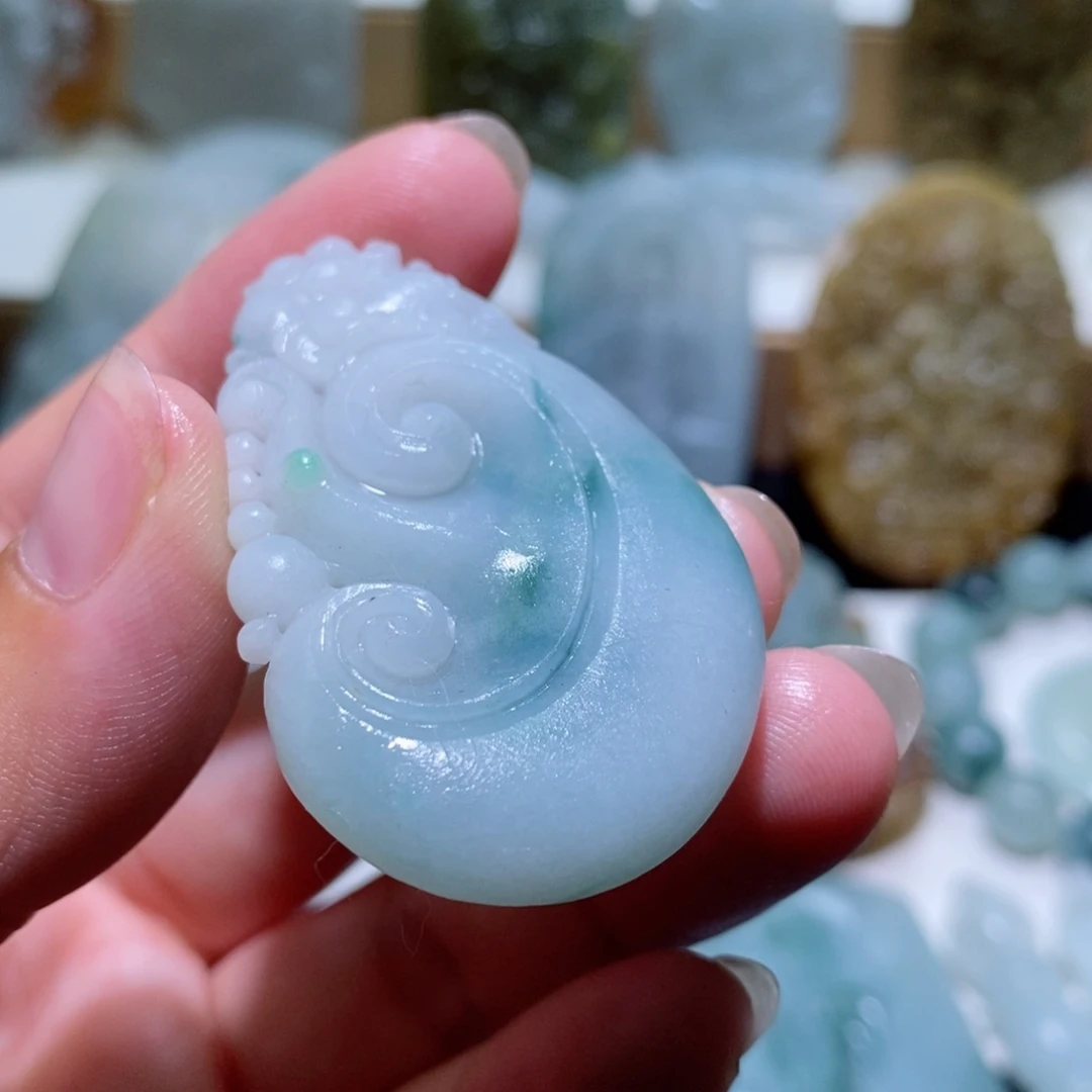 定制翡翠未镶嵌毛货