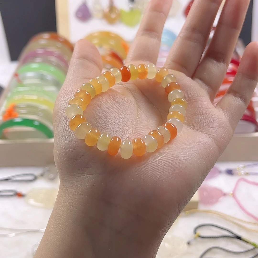 玛瑙/玉髓手镯未镶嵌淘***笑