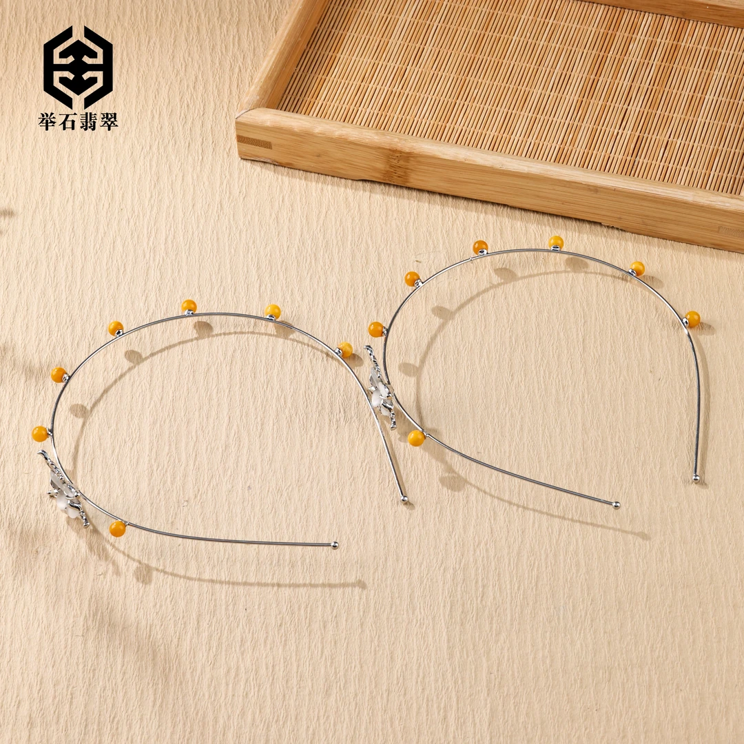 【举石珠宝】T0915-798-094蜜蜡合金饰品（一件/多样性发/约5mm+）L