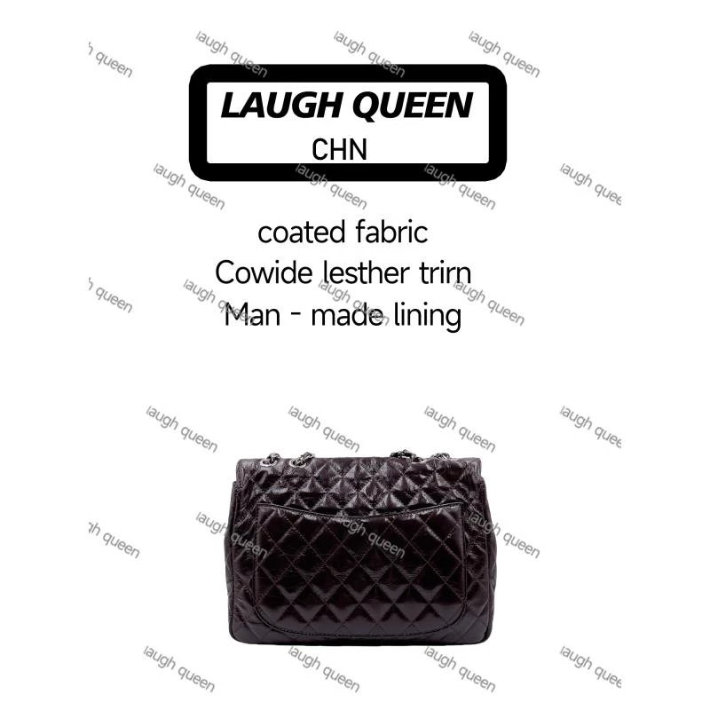 Laugh Queen手工打造真皮女士新款包棕色10481 棕色
