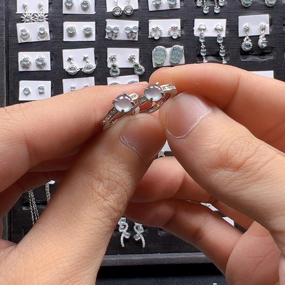 翡翠银S925镶嵌手链