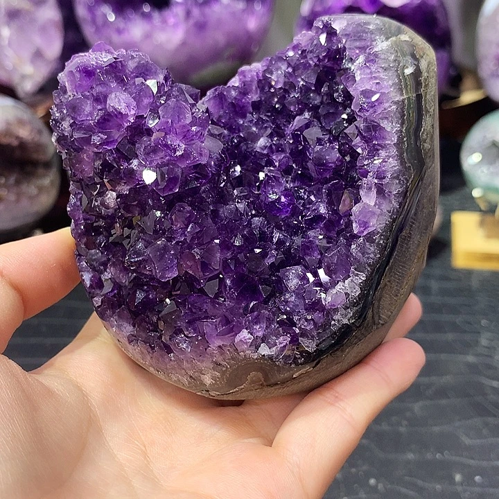 未镶嵌珠宝半成品紫晶