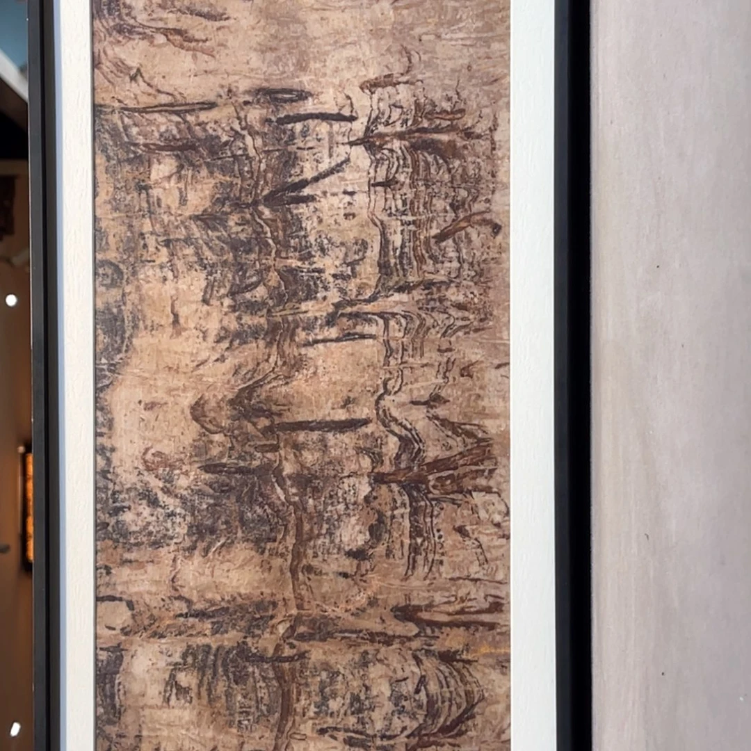 彩石三峡清江画面石