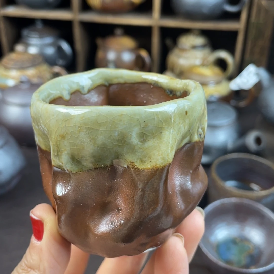 柴烧茶器主人杯杯