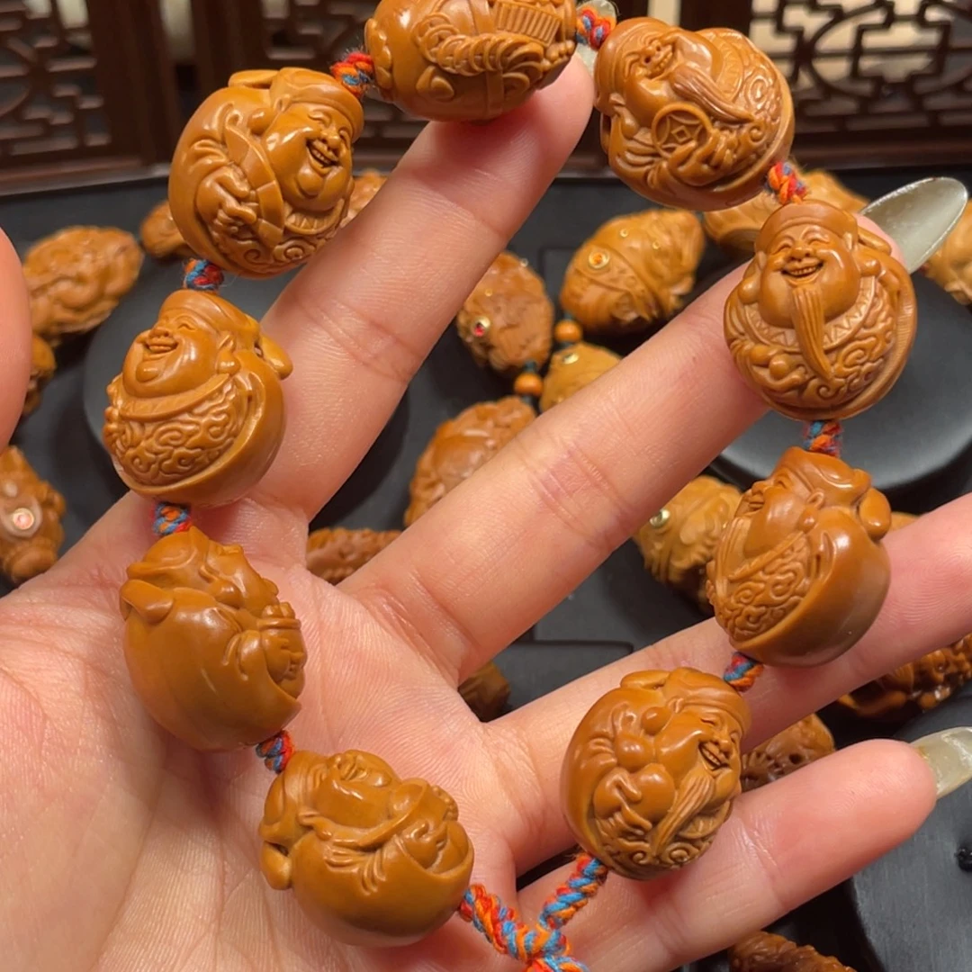 寄***海橄榄核手串/手链2.0地主财神橄榄核