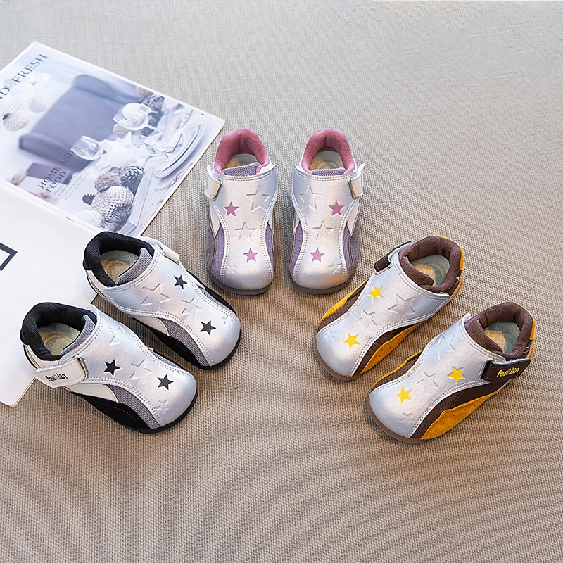 儿童2025春秋新品男童时尚百搭防滑运动鞋女童舒适软底鞋CL-9635