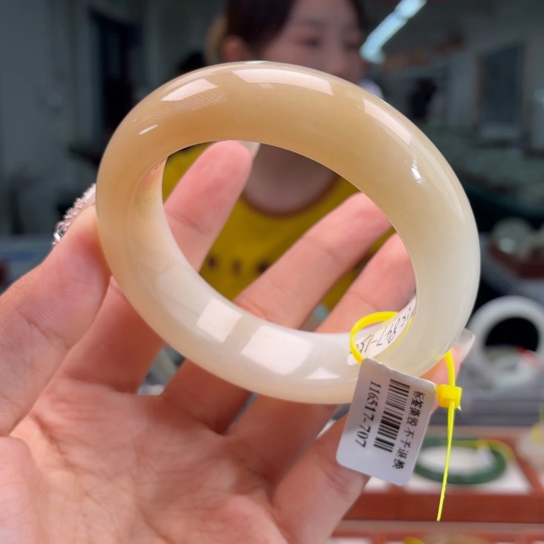 和田玉手镯未镶嵌5455