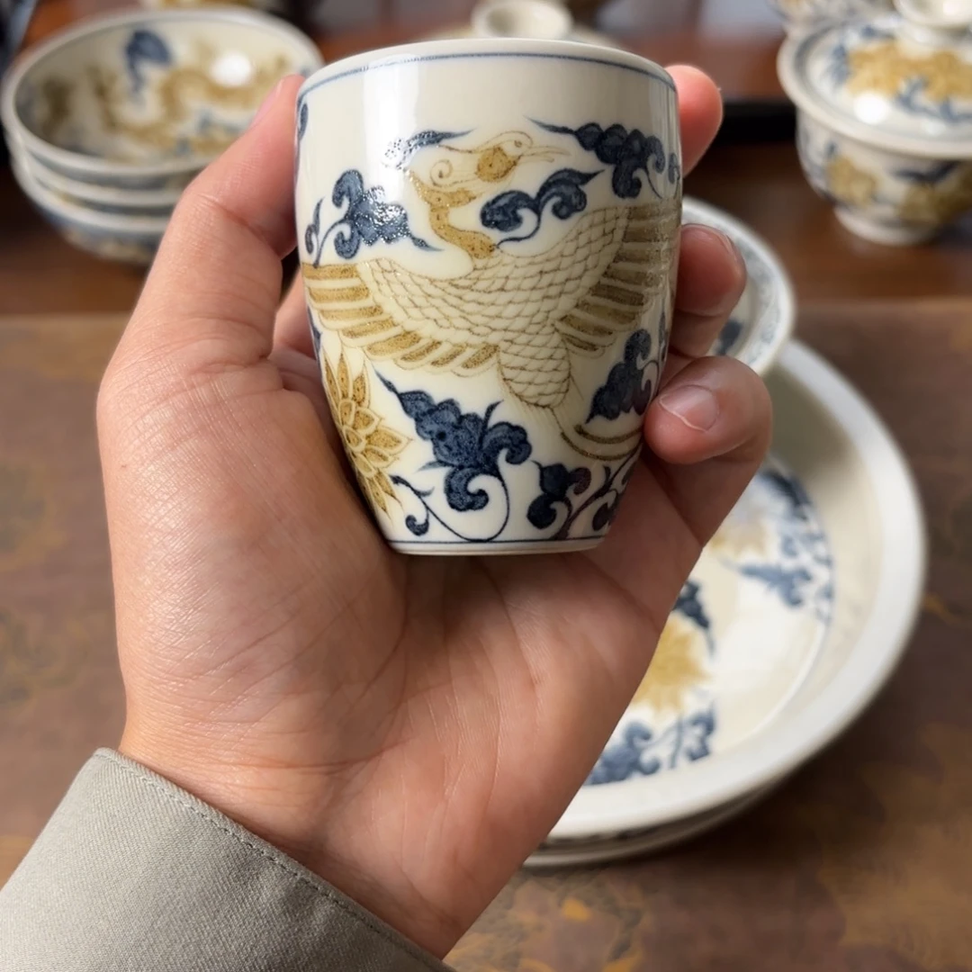 摆件景德镇手绘茶器