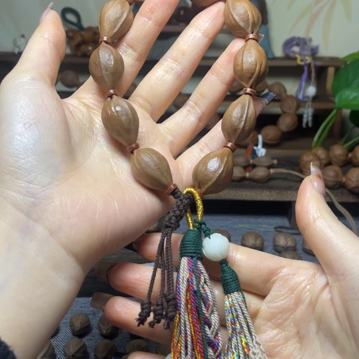 手串/手链橄榄核梅林铁核16.26头货三面佛