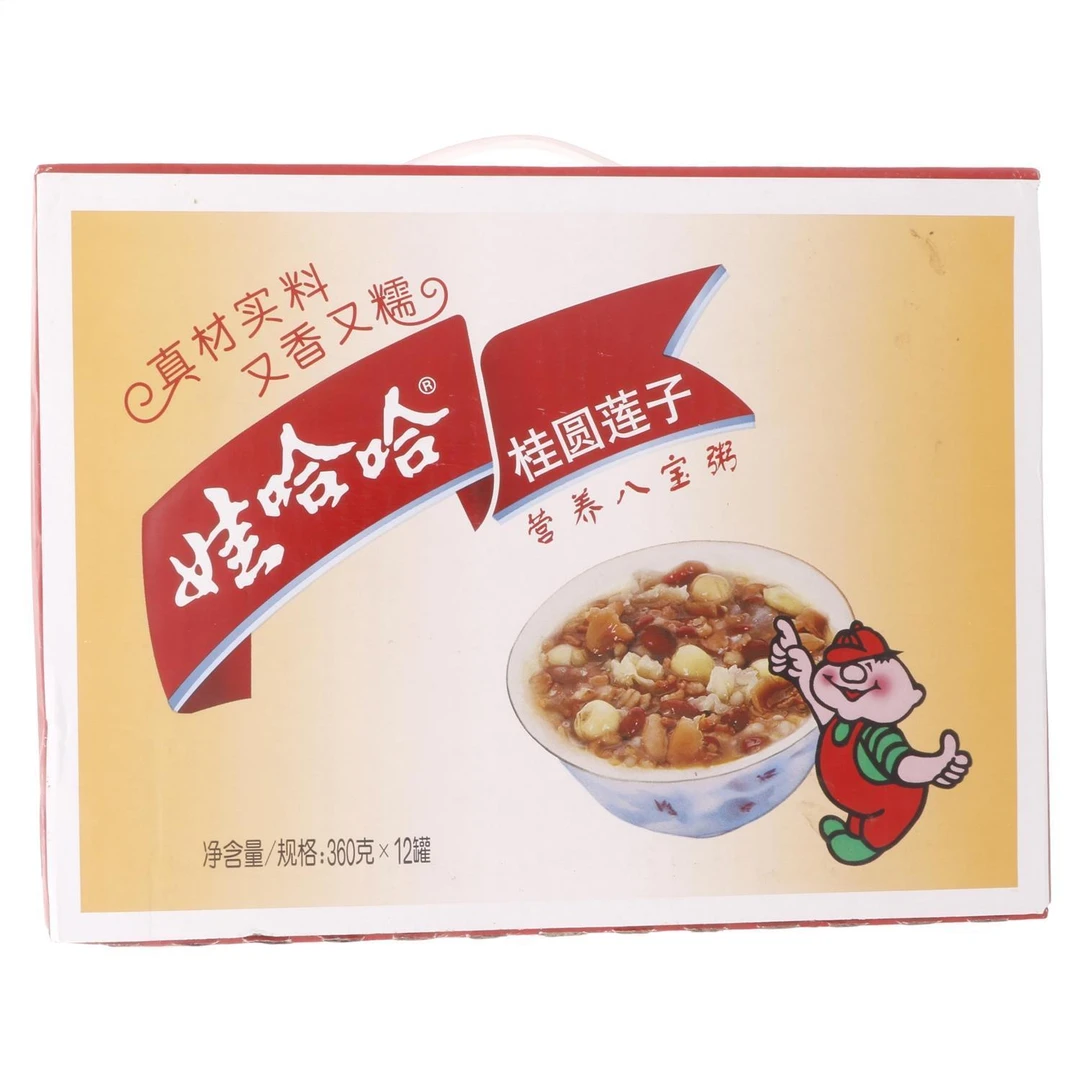 娃哈哈桂圆八宝粥 *360g*12罐