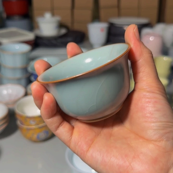 汝窑孤品主人杯开片