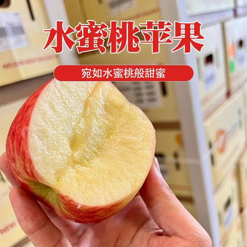 【坏果包赔】新西兰水蜜桃苹果10颗净重2-2.5斤