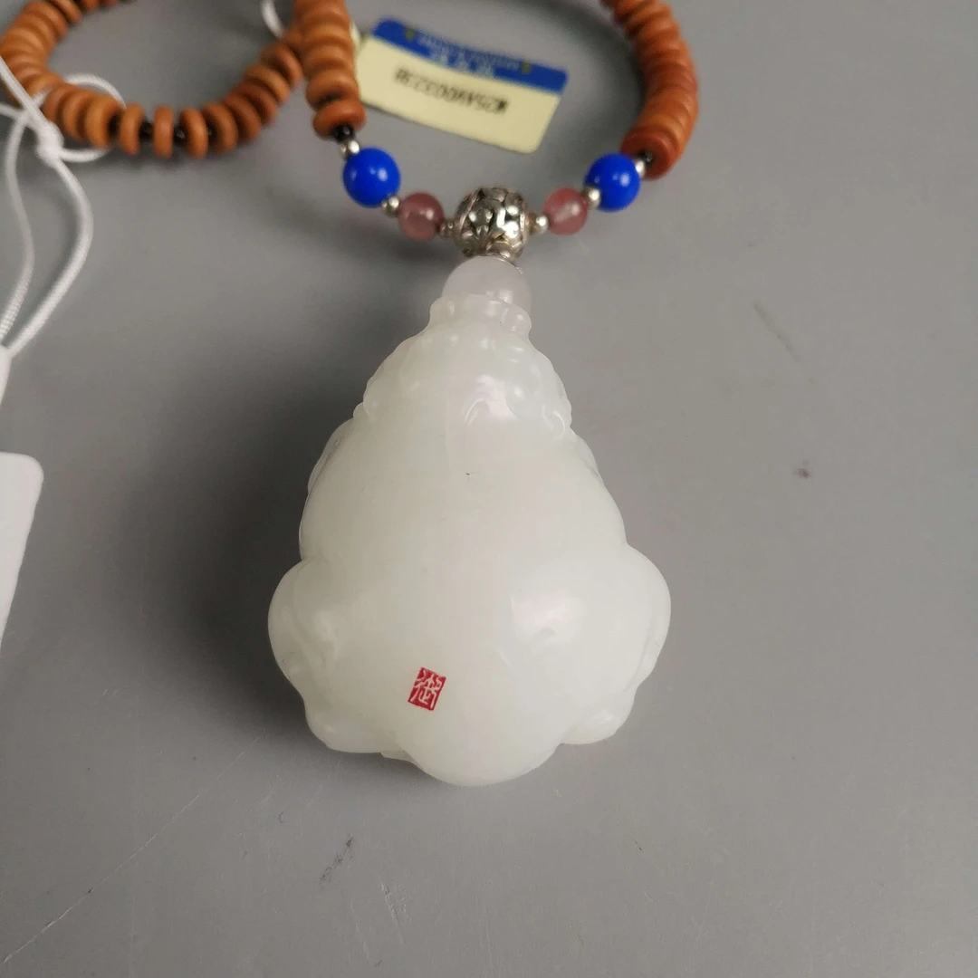 20世纪后期 和田玉貔貅挂件1-M25AV003238挂坠/摆件/绣花张