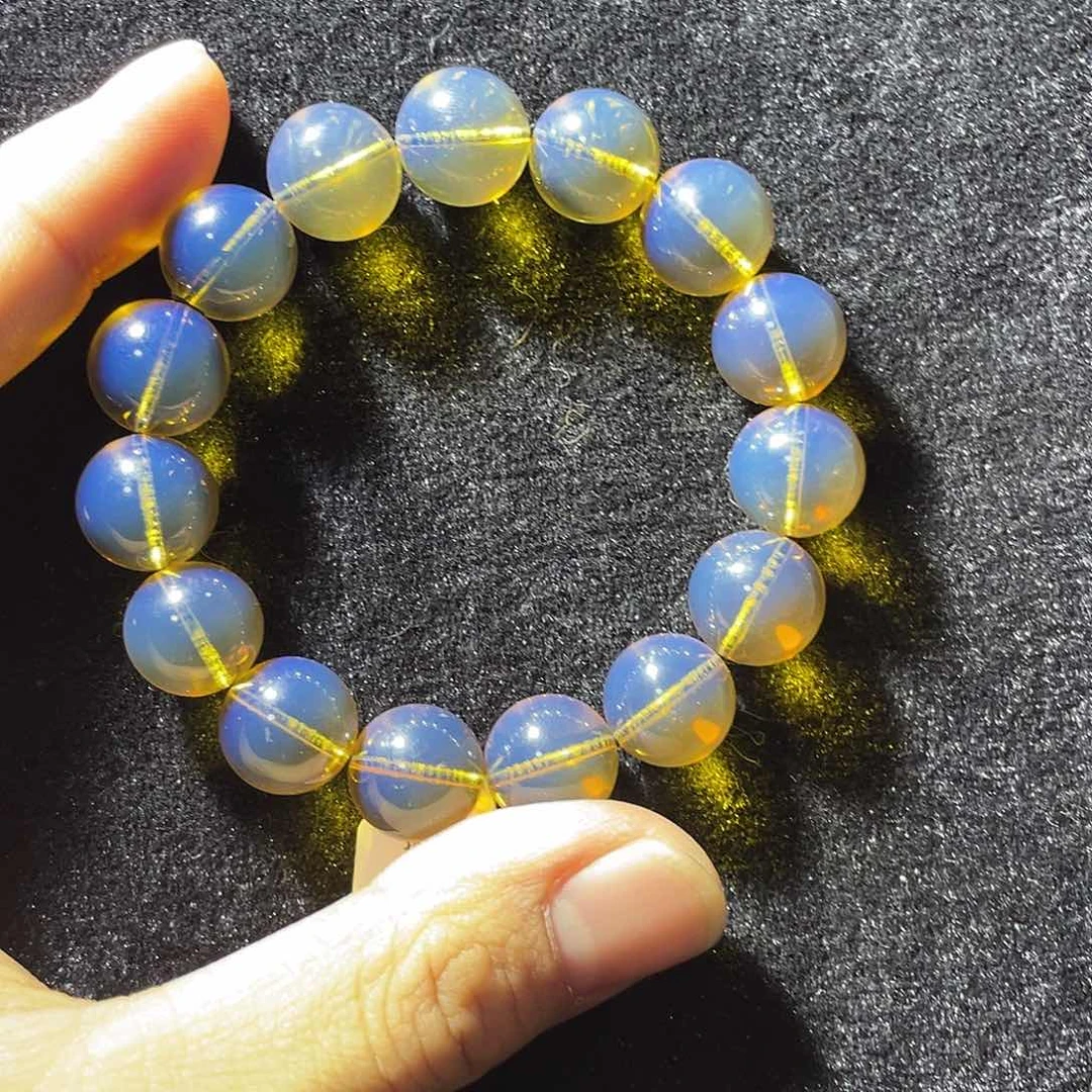 蓝珀珠宝奇石未镶嵌星**空