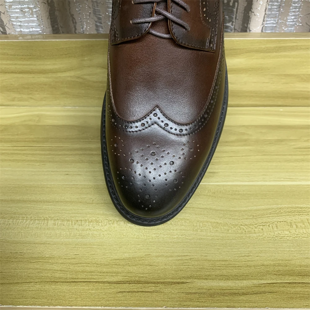 【编号：312-3】经典p休闲直筒西kt35-44码男女情侣款真皮系带男皮鞋