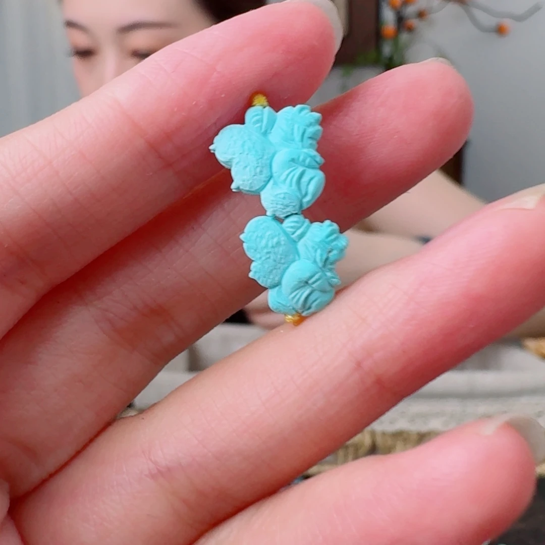未镶嵌绿松石珠宝奇石