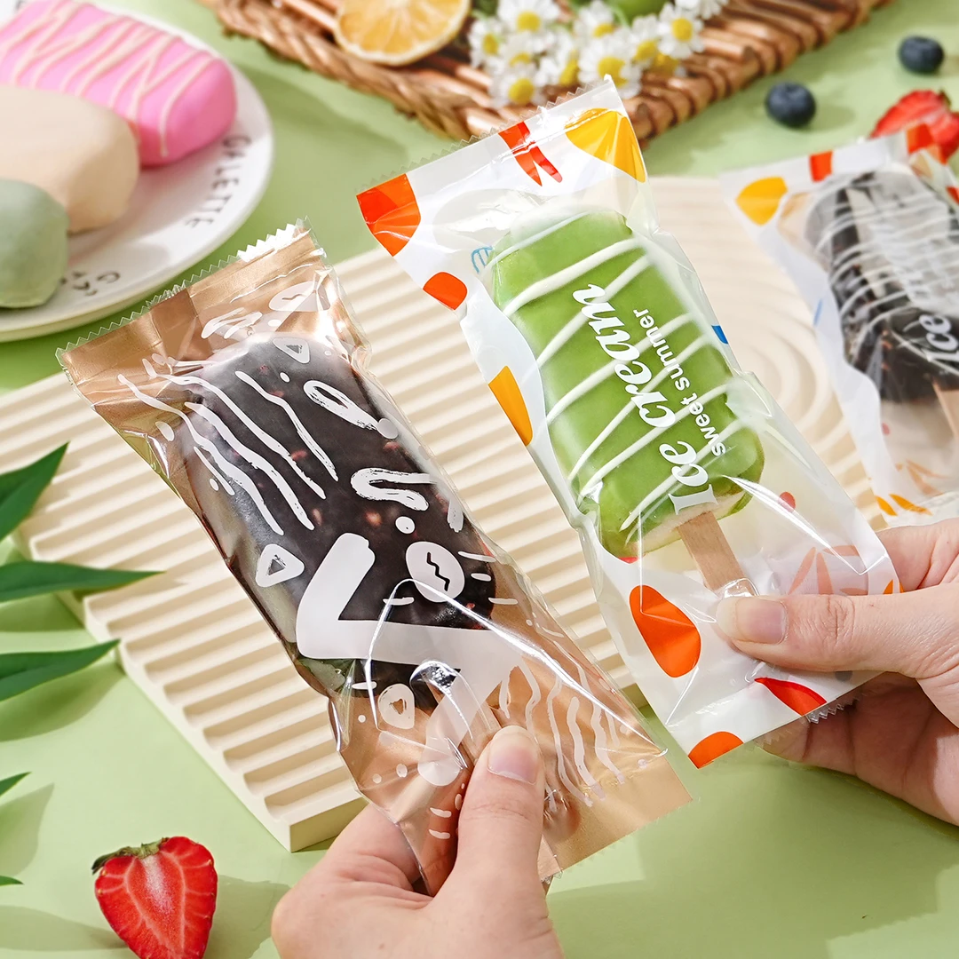 雪糕包装袋冰淇淋机封袋加厚自制梦龙木棒冰棍密透明打包袋子家用