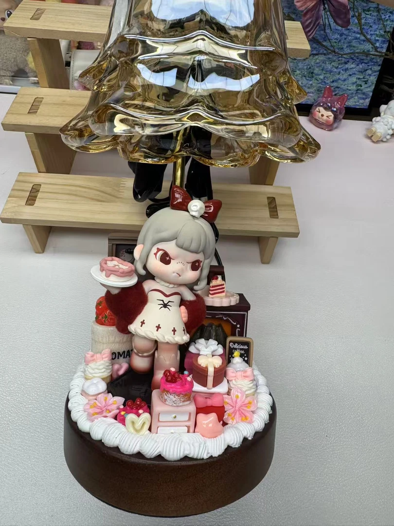 (直播拆)正版奶油胶琉璃大娃diy摆件