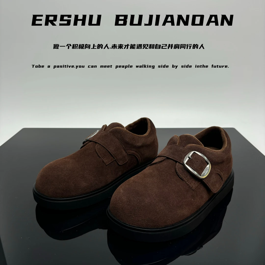 松糕鞋女2024秋冬增高百搭一脚蹬加绒保暖勃肯鞋 9920-1同5108-2