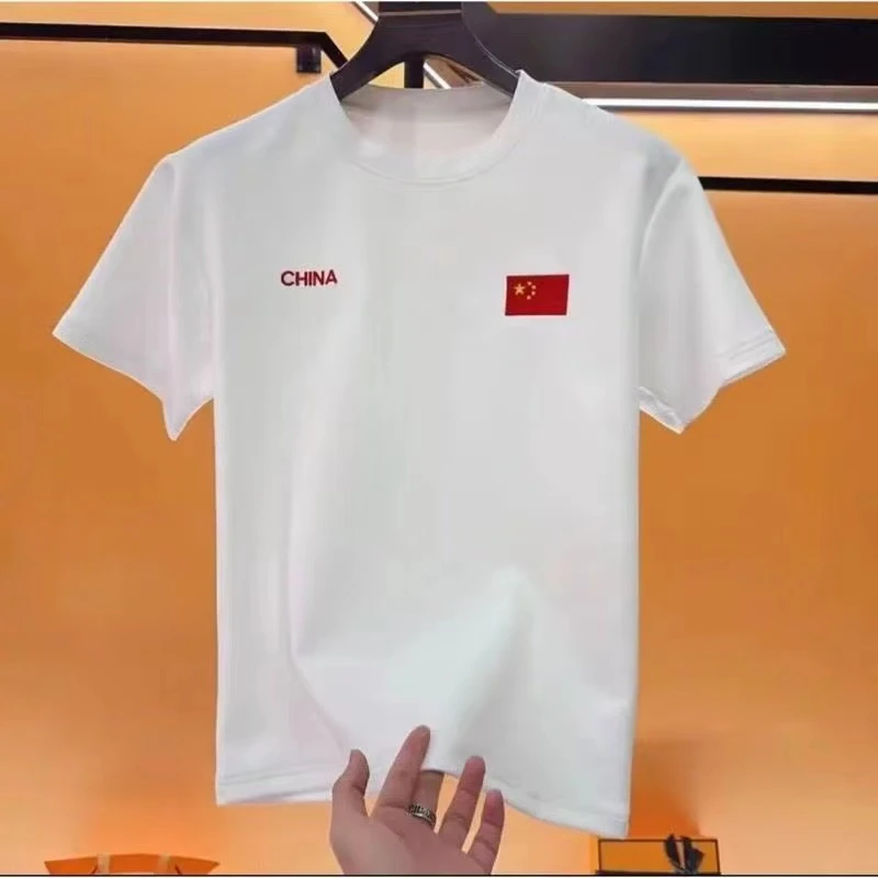 休闲百搭短袖t恤男短款情侣同款潮流ins体恤纯色洋气圆领上衣服男