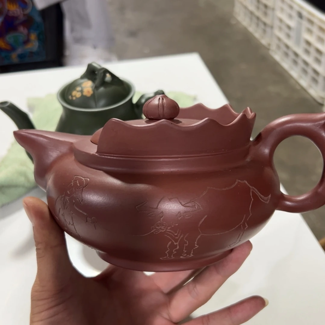 江***东茶壶紫砂老厂紫砂壶一件！