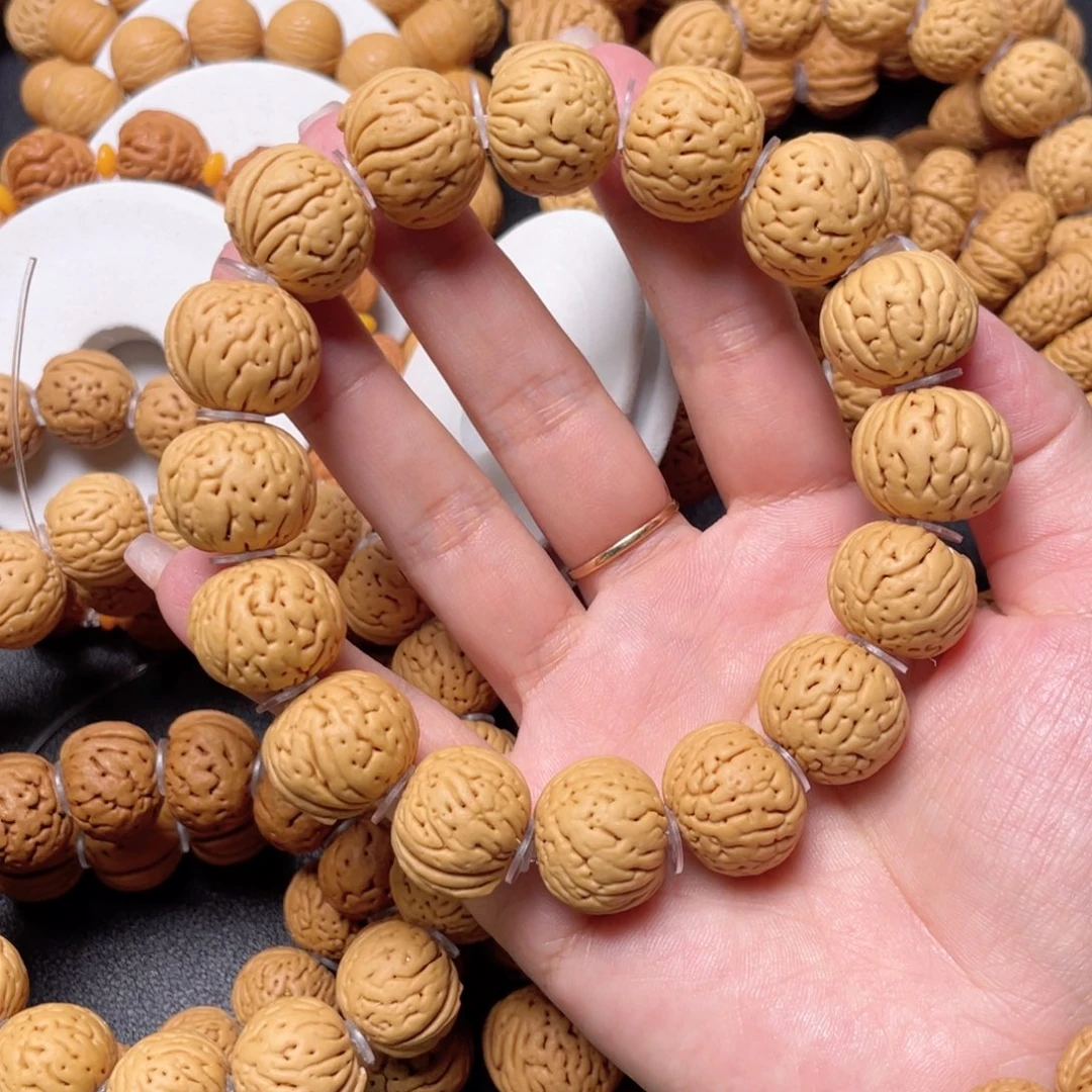 桃核手串旭肉纹元宝