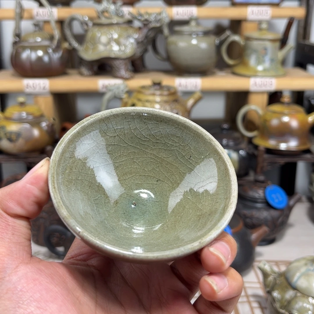 （精品柴烧壶）70cc左右微瑕柴烧主人杯