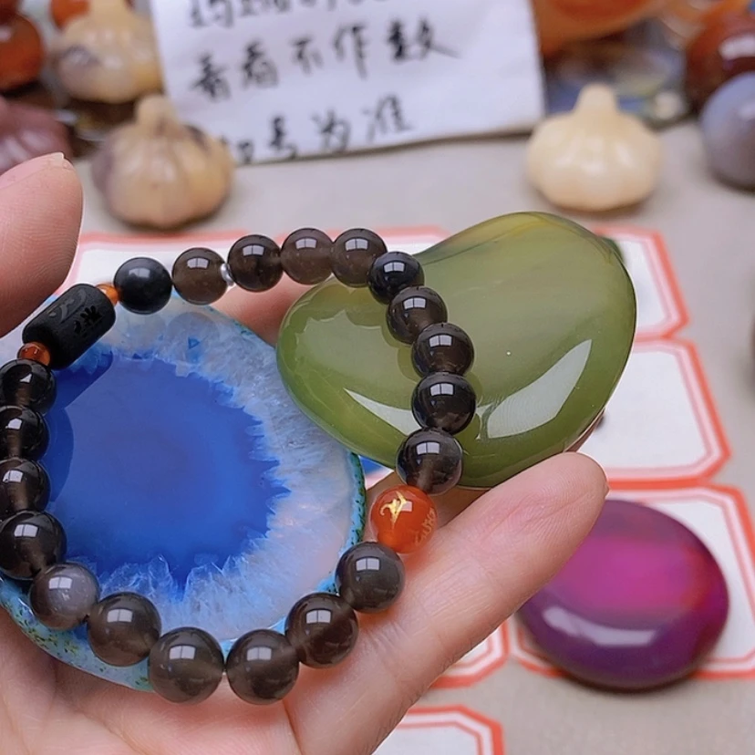 【闪购商品】未镶嵌玛瑙/玉髓珠宝半成品心****妈