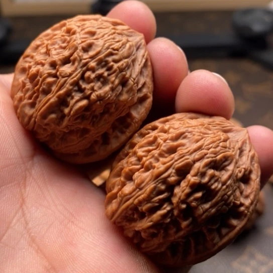 文玩核桃把件1****六虎头