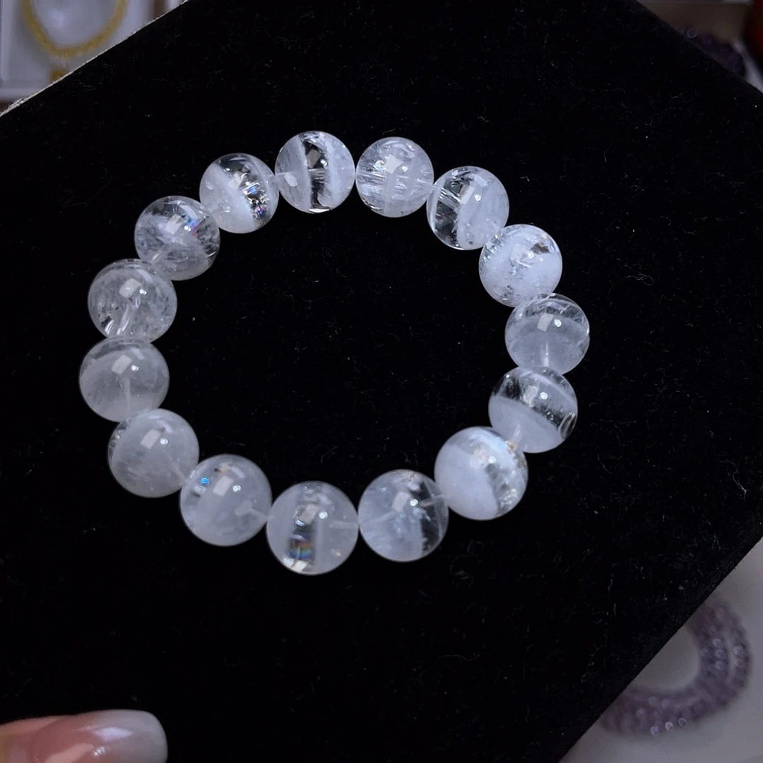 水晶手串未镶嵌酒****/天然水晶14mm