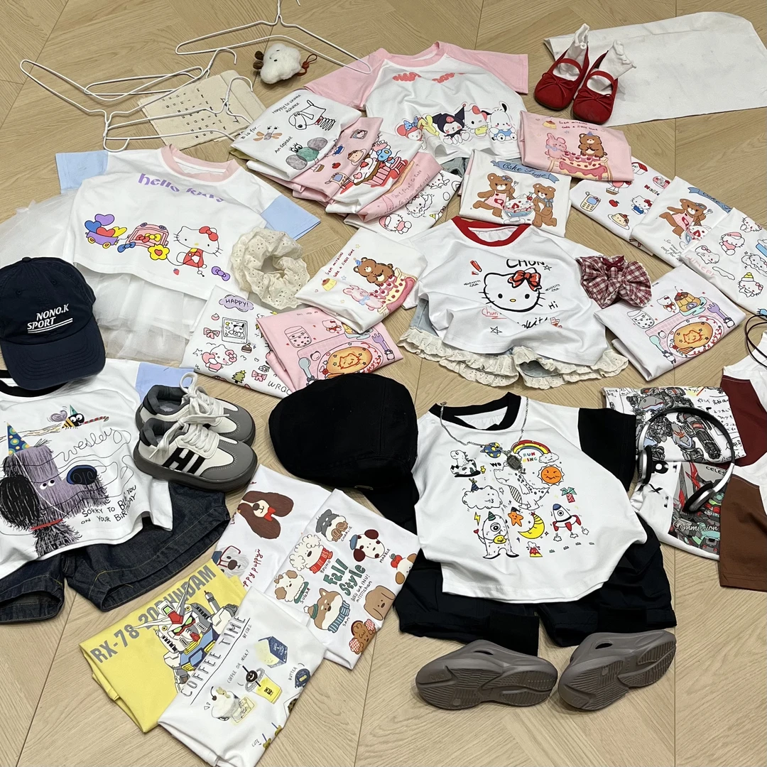 喜乐福福男女童短袖