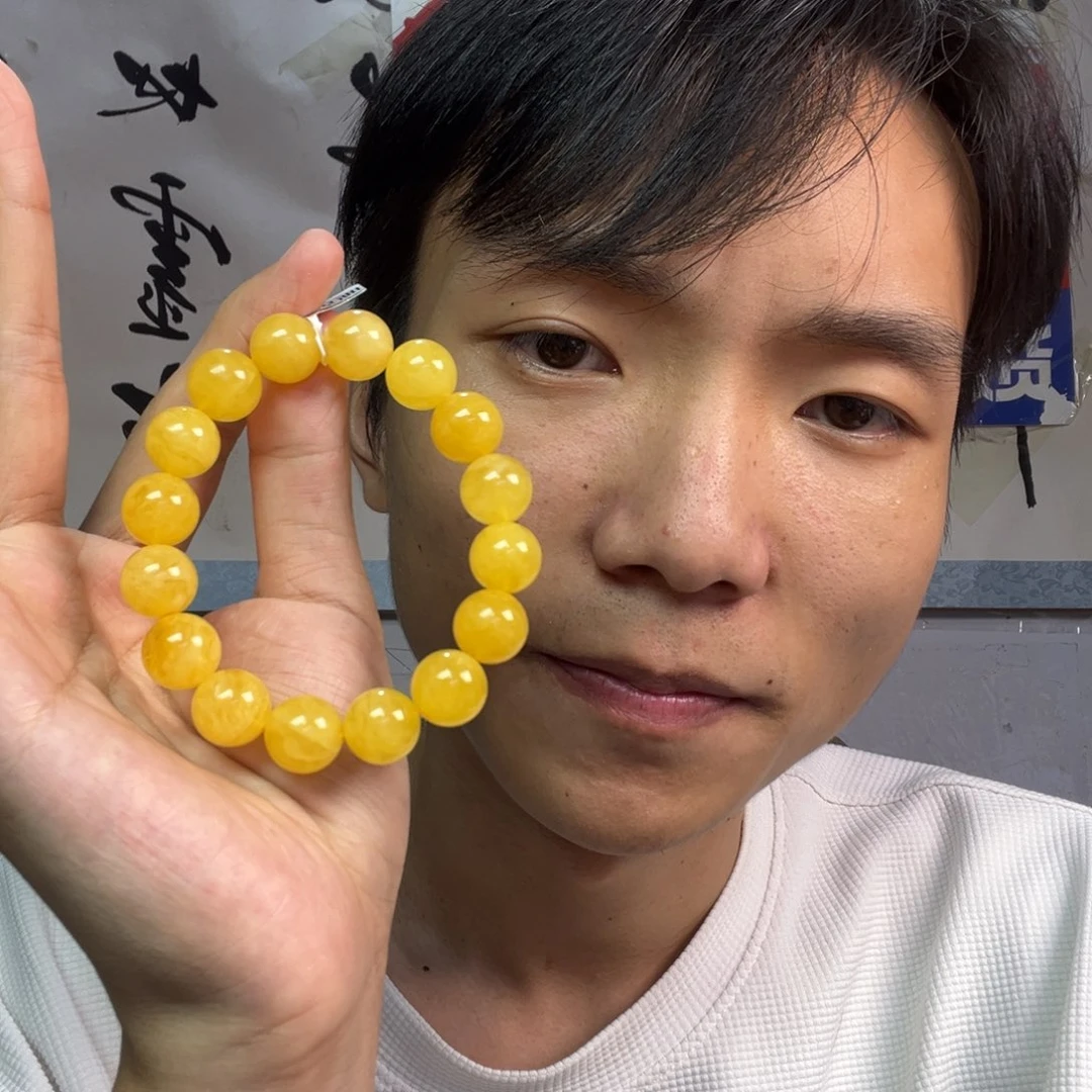 蜜蜡颈饰未镶嵌多样性高端老黄蜡蜜蜡卡14货头