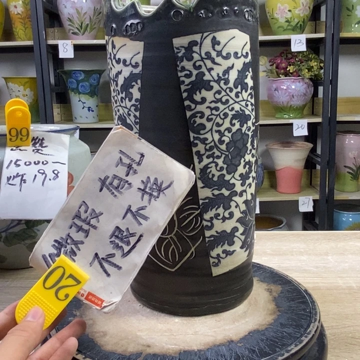 景德镇高温陶瓷花盆
