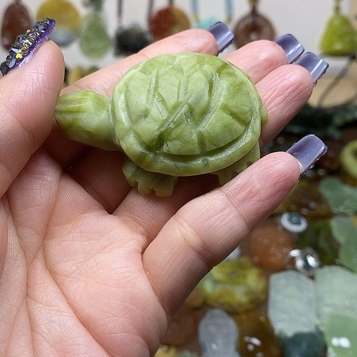 蛇纹石玉手把未镶嵌