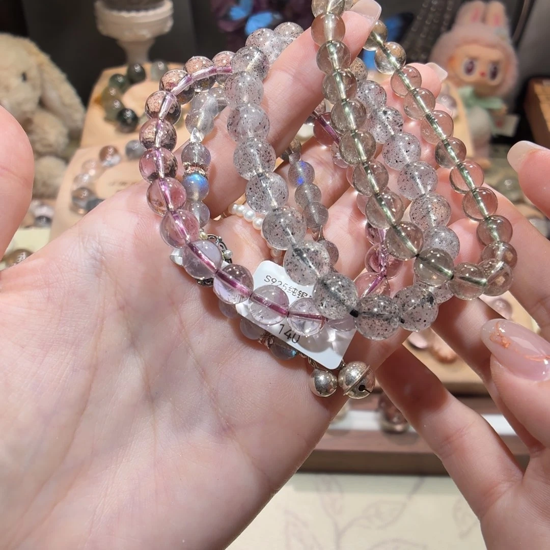 水晶银S925镶嵌手链