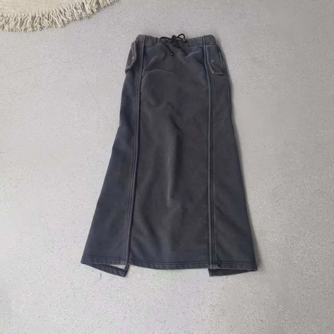 【周炸炸】 秋冬韩版高腰显瘦气质百搭中长款半身裙#245296