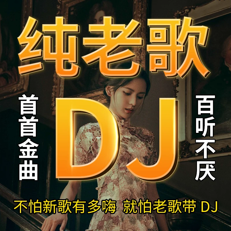 老歌DJ车载U盘精选怀旧经典国语成名DJ金曲重低音高音质歌曲优盘