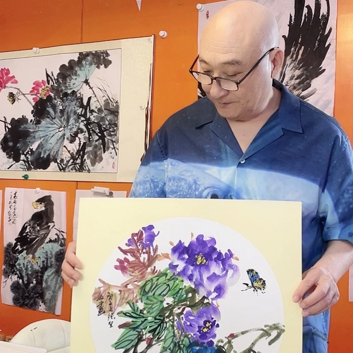 国画张圣敏先生纯手绘作品