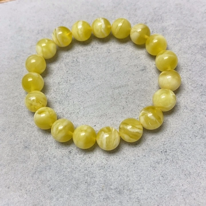 蜜蜡未镶嵌裸石串