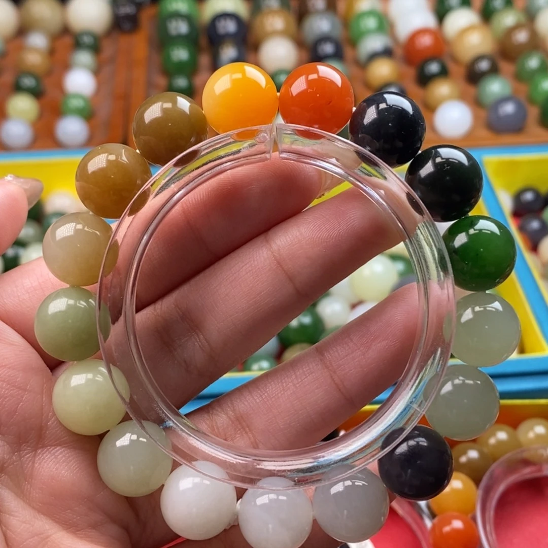 和田玉未镶嵌珠宝奇石福利多宝手串z12